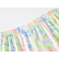 thumbnail image 6 of Topgal Big Girls Tie Dye Green & Orange Swirl Fall Pajamas Long Sleeves 2-Piece PJ Set Cute Jammies Size 14, 6 of 7