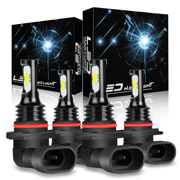 WVKVII For Chevy Silverado 1999 2000 2001 2002 Tahoe 2000-2006 4X LED Headlights Lights Bulbs Kit