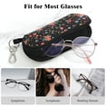thumbnail image 4 of Estuche para Anteojos MoKo de Neopreno con Cierre y Clip Negro Floral, 4 of 7