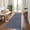 Blue, variant on Nanan 6'x9' Modern Arch Line Geometric Area Rug, Machine Washable Low Pile Non-Slip Indoor Rug for Home Office, Game Room, Black