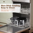 thumbnail image 4 of Plum Chef 6.34QT Air Fryer, 8-in-1 Air Fryers Oven with Visible Window, 400℉ Fast Heating, Nonstick Dishwasher-Safe Basket, Timer & Auto-Off, Stainless Steel, 4 of 8
