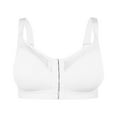 thumbnail image 5 of Razzly Seamless Bras Comfortable Women’s Shaping Tops Front Closure Non Wired Strap Bra For All Day Support And Style Bras for Women,Sports Bras for Women Sports Bras for Women Bralettes(White,XL), 5 of 6
