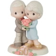 thumbnail image 3 of Precious Moments 223019 Fifty Golden Years Together Bisque Porcelain Figurine, 3 of 4
