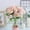 2 Pack, variant on 2 Pack Fake Peony Silk Hydrangea Bouquet Decor, Plastic Carnations Daisy Realistic Flower Arrangements Wedding Decoration Table Centerpieces Decor (Pink)