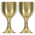 thumbnail image 1 of Copa de vino de aleación de cobre, copa de licor antigua, copa de vino de Metal, Retro, 2 uds., 1 of 7