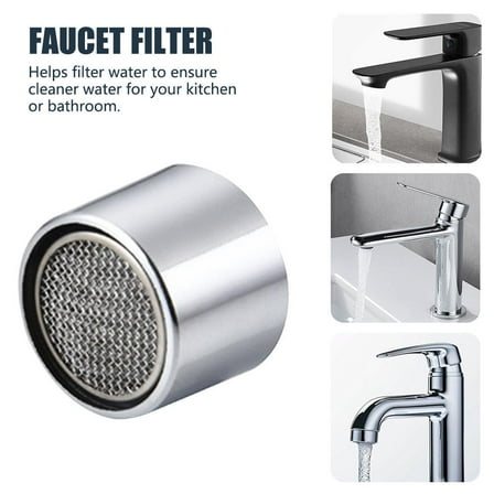 20mm Universal Female Faucet Aerator, Replacement Nozzle for Bathroom, Lavatory, Kitchen Sink & Bidet Faucets
