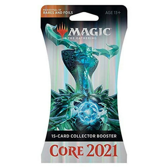 Magic: The Gathering Core Set 2021 Collector Booster | 15 Cards | Min. 4 Rares Per Pack