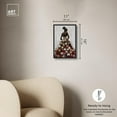 thumbnail image 5 of Girl Wearing Garden Grace I Canvas Ebony Portrait Art by Art Remedy, Black Frame, 10" x 15", 5 of 7