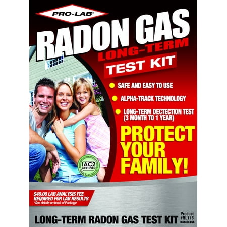 PRO-LAB RL116 Long-Term Radon Gas Test Kit