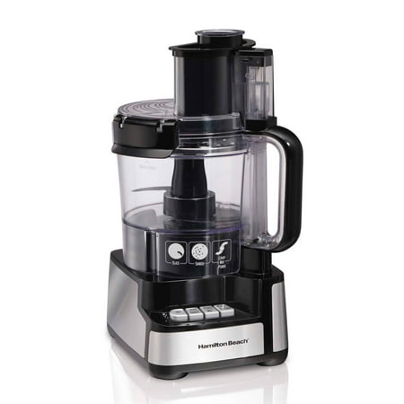 Hamilton Beach 70725 Stack and Snap 12-Cup 450 Watt Countertop Food ...