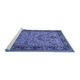 thumbnail image 2 of Ahgly Company Machine Washable Indoor Rectangle Persian Blue Traditional Area Rugs, 2' x 5', 2 of 4