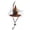 Orange, variant on Nnndbs Halloween Pet Witch Hat for Cats and Small Dogs, Adjustable Witch Hat with Bell and Star Decor, Cute Pet Costume Headwear for Halloween Party