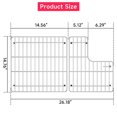thumbnail image 2 of Dpzm Protector De Fregadero Con Rejilla Inferior De Acero Inoxidable K-6449-St De 26,18'' X 14,76'' Para Rejillas De Fregadero Kohler Whitehaven 5827 Y K-5826 Incluye Rejillas Izquierda Y Derecha, 2 of 5