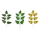 thumbnail image 4 of Disposición de arado Accesorios de plantas fotográficas Se pueden diseñar hojas persas de siete tenedores de simulación de oro verde, 4 of 4