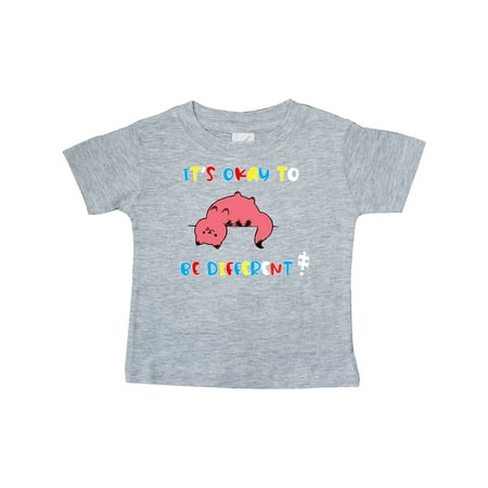 

Inktastic Autism Awareness It s okay to be Different! Silly Cat Gift Baby Boy or Baby Girl T-Shirt