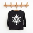 thumbnail image 3 of White Snowflake - Youth Long Sleeve Graphic T-Shirt, 3 of 10