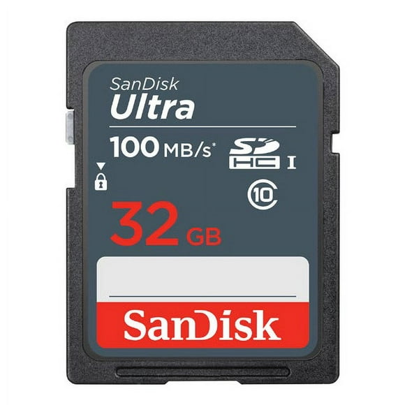 Tarjeta de memoria SanDisk Ultra SDHC de 32 GB y 100 MB/s