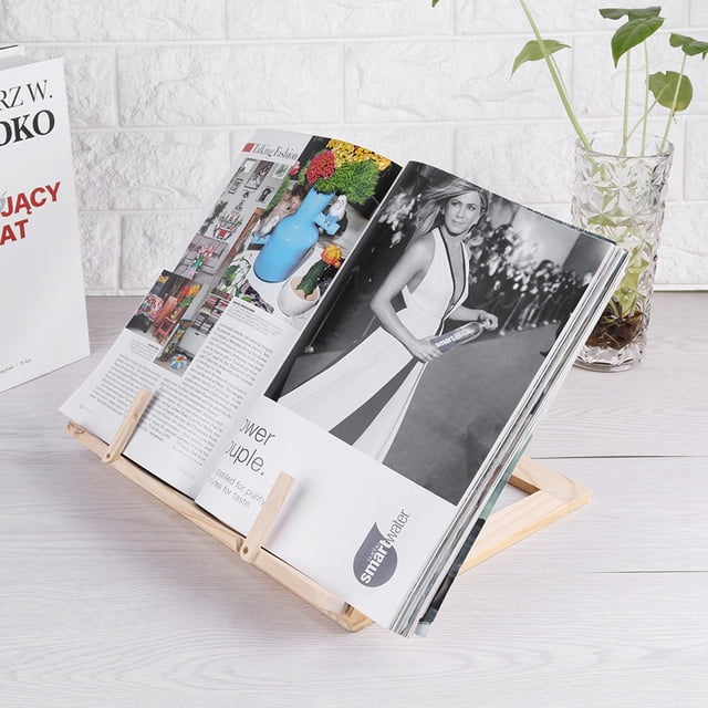 Soporte Para Libros De Madera Con ángulo Y Altura Ajustables, Soporte Multifuncional Para Libros De Cocina Para Lectura, Con Diseño Elegante Para Estudiantes, Trabajadores De