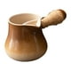 thumbnail image 2 of Tetera de cerámica china, tetera con mango lateral, tetera, jarra de cerámica para el hogar, Picnic, regalo para del té, café para acampar Pequeño Marrón, 2 of 8
