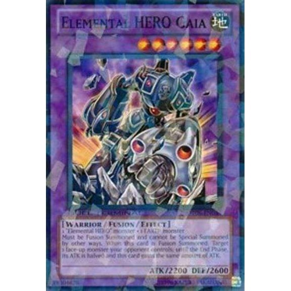 YuGiOh Duel Terminal 6 Parallel Rare Elemental HERO Gaia DT06-EN034