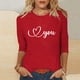 thumbnail image 1 of TaTaai Hoodies Shirts for Women Early Fall Long Sleeve Tops Vintage Graphic Outfits Tops Fashion Pullover Tees Gift, 1 of 5