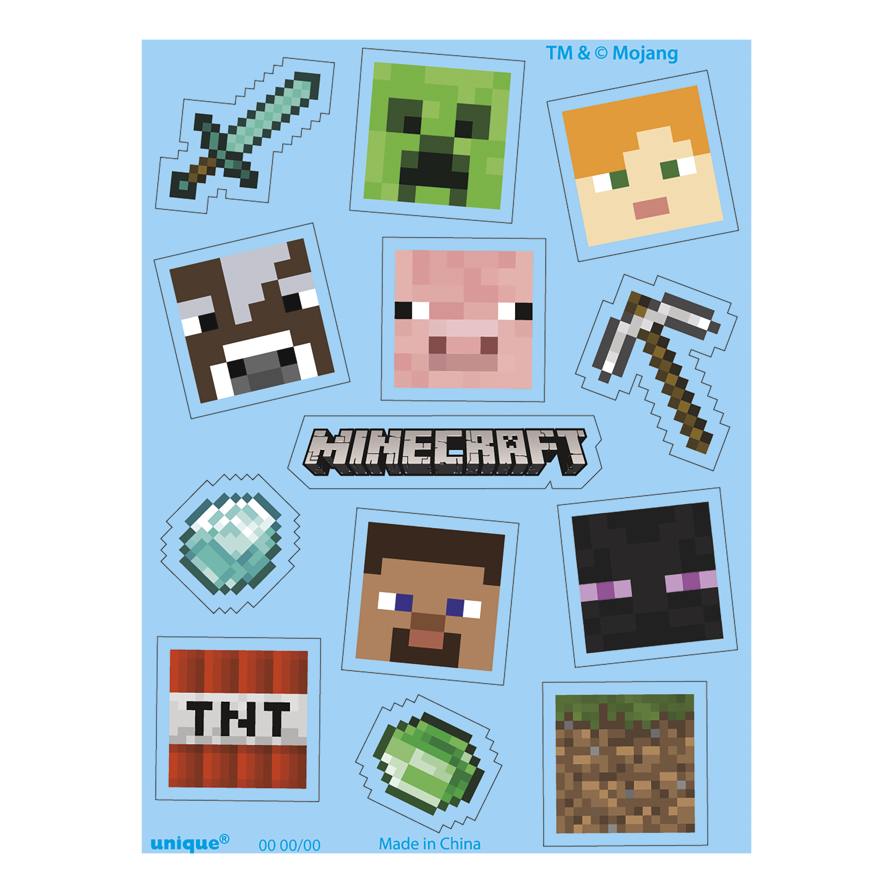 Minecraft 48-Piece Birthday Party Favor Kit for 8 Guests photo 6