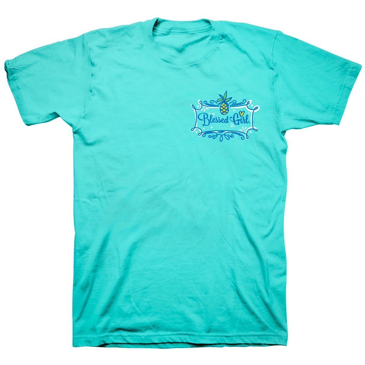 Blessed Girl Womens T-Shirt Sweet 