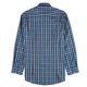 thumbnail image 2 of bar III Camisa de vestir con botones a cuadros múltiples para hombre, azul, 14-14.5, 2 of 2