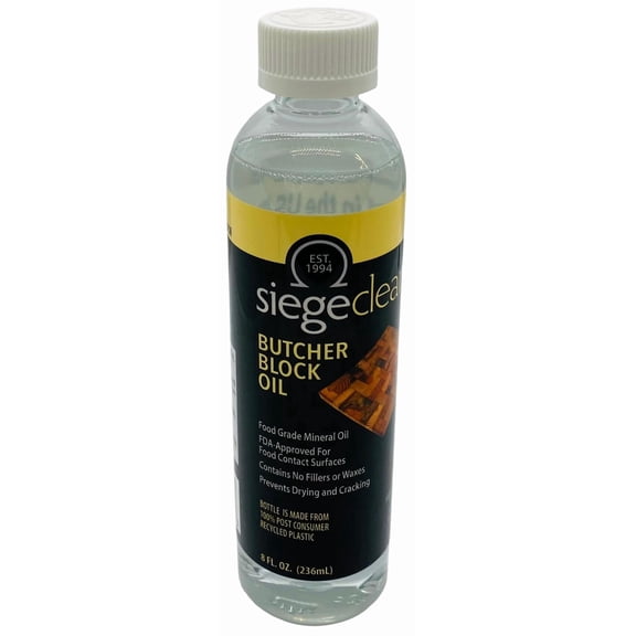 780, Siege Butcher Block Oil, 8 oz, Earth Friendly, Made in USA