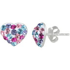 Disney Sterling Silver Mickey and Minnie Mouse Stud Earrings - Walmart.com