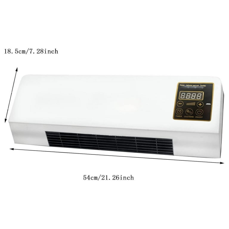 Wall Mounted Air Conditioner Cool Air Fan With Water, USB Silent