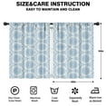 thumbnail image 2 of Blackout Kids Curtains,Boho Bohemia Flower Childrens Insulated Curtains Set Of 2,Bedroom Essentials,Toddler Room Decor 42"x54"(106x137cm), 2 of 4