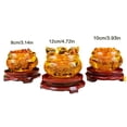 thumbnail image 3 of Feng Shui Crystal Home Decor Treasure Bowl Wealth Glass Candlestick Jewelry Storage Box Home Figurines, 3 of 9