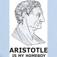 thumbnail image 2 of CafePress - Aristotle Is My Homeboy Infant Bodysuit - Baby Light Bodysuit, Size Newborn - 24 Months, 2 of 4
