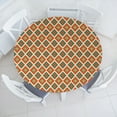 thumbnail image 3 of Ambesonne Mexican Fitted Round Tablecloth, Retro Indigenous, 36"- 40" Diameter, Multicolor, 3 of 5