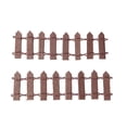 thumbnail image 4 of COMPUKAS 10Pcs Mini Fence Wood Decorative Mini Landscape Fence for Garden Courtyard, 4 of 7