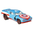 thumbnail image 3 of Véhicule Marvel Captain America Hot Wheels à l’échelle 1:64, 3 of 6