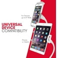 thumbnail image 4 of Macally Gooseneck Tablet Holder for Bed, Desk, Stroller, Bike, Airplane - Perfect as Cell Phone Clip Mount, Tablet Clamp Mount, iPhone Holder, or iPad Holder - Easy to Use and Universal Compatibility, 4 of 8