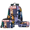 thumbnail image 4 of Roblox-mochila con estampado Digital 3D para niños, bolsa de almuerzo de tres piezas a todo color con cremallera, regalo de cumpleaños, 4 of 4