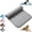 Gray, variant on Dog Cooling Mat for Large Dogs, Washable Ice Silk Self Cooling Pet Pad, Gel-Free Portable Dog Cooling Blanket for Crate, Car, Bed, Indoor Outdoor Summer Use