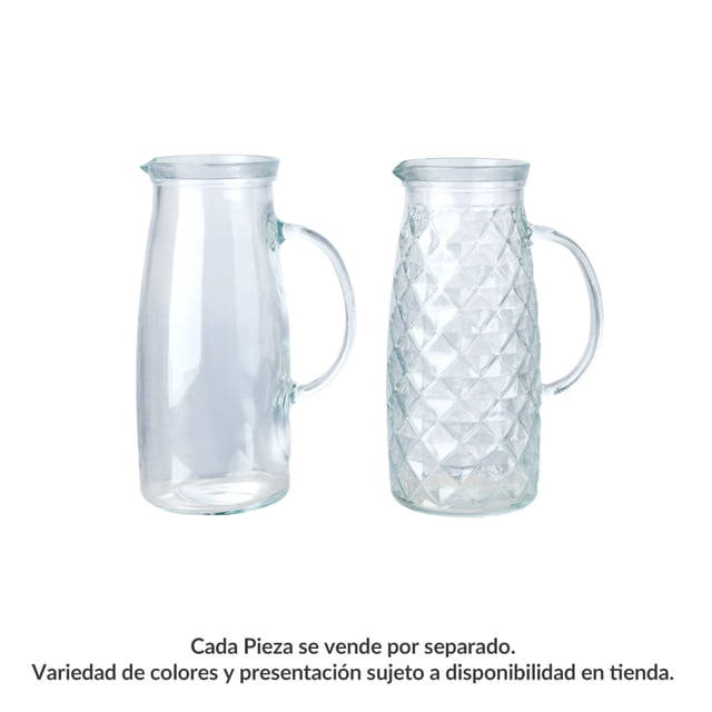 Jarra Prichos Chica de Vidrio Cocina 1500 ML 1 Pieza