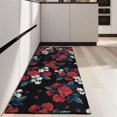 thumbnail image 4 of Pioneer Flower Floral Print Pattern Kitchen Rug Mat,Kitchen Runner Rugs Non Skid Washable,Decorative Kitchen Floor Mats for Kitchen,Sink,Laundry,17"X47", 4 of 5