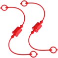 thumbnail image 1 of Kit de conector de rosca de manguera de plástico, tapa antipolvo, tapones hidráulicos, tapas de 3/4 con 2 juegos, 1 of 6
