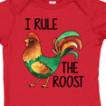 thumbnail image 4 of Inktastic Farmer I Rule The Roost Rooster Boys or Girls Baby Bodysuit, 4 of 5