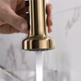 thumbnail image 5 of CRO Decor Single Handle Copper Kitchen Faucet in Gold, 5 of 6