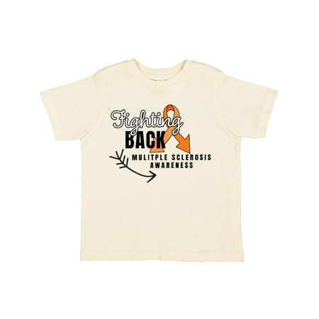 

Inktastic Fighting Back Multiple Sclerosis Awareness Gift Toddler Boy or Toddler Girl T-Shirt