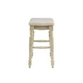 thumbnail image 3 of Hunter Whitewash Backless Counter Stool, 3 of 7