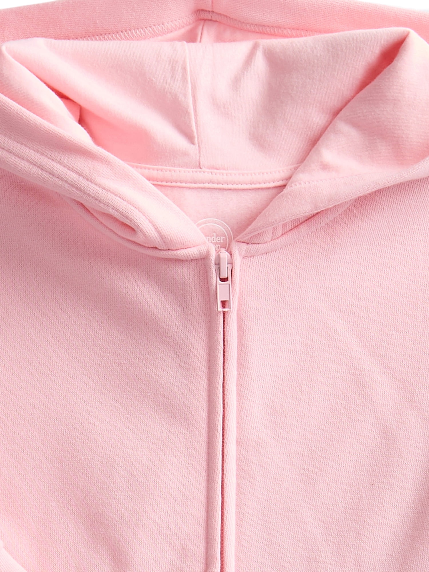 Wonder Nation Kids Full Zip Fleece Hoodie, Sizes 4-18 & Husky