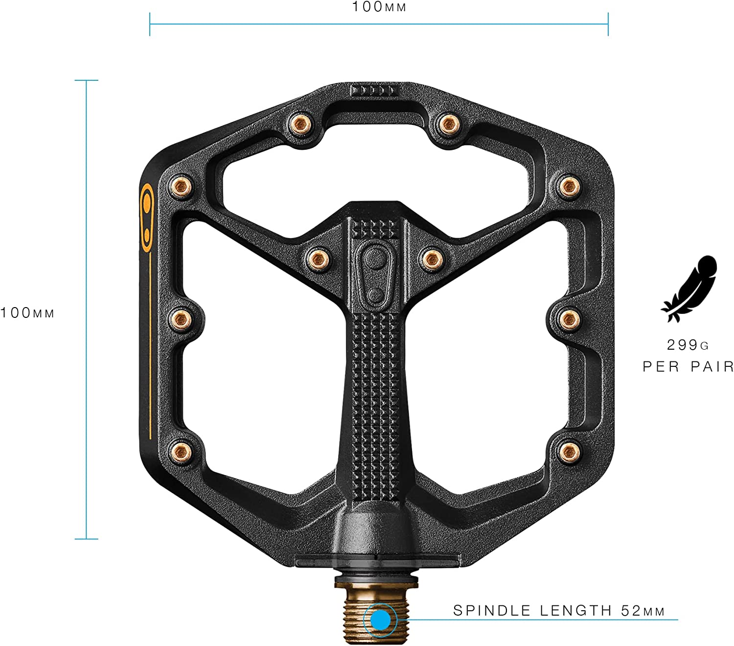 Crank Brothers Stamp 11 Platform Pedals 9/16