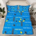 thumbnail image 2 of Homewish Rugby Gamer Full Size Sheets,Football Sports Game Bed Sheets,Yellow Blue Black Sheet Sets For Kids,Super Cozy Room Decor,4 Pieces, 2 of 7